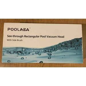Poolaza 4-piece See Through Rectangular Pool Vacuum Head With Side Brush